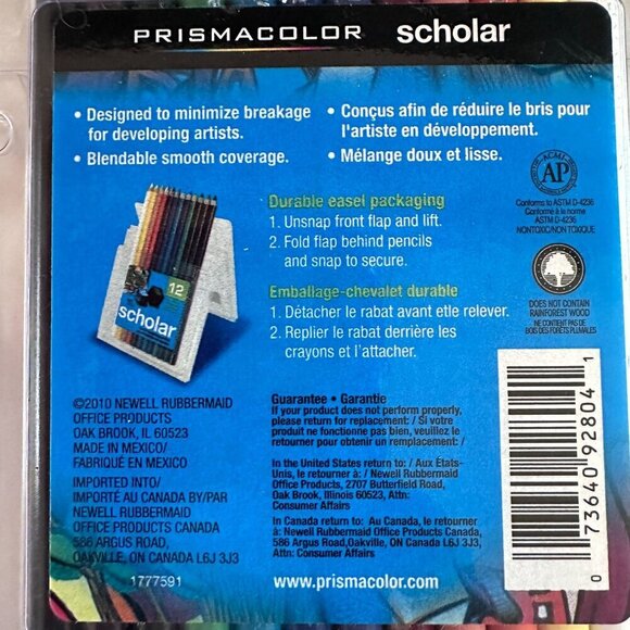 Creatology 36-Pc Colored Pencils and Up Up 2-Hole Pencil Sharpener New In Box - Picture 2 of 8